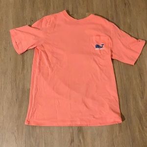 vineyard vines orange shirt L(16)